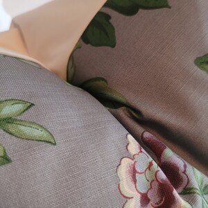 2 Color Opptions.waverly Mudan Teaberry / Blush. Pillowcovers