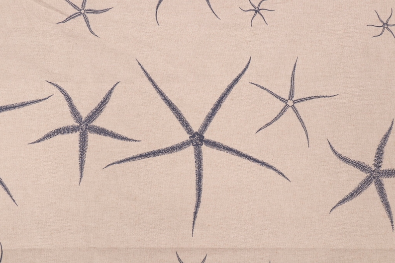Sea Star.Danish Starfish Indigo and Natural.Pillowcovers.Slipcovers.Toss Pillows.Throw pillows.Accents