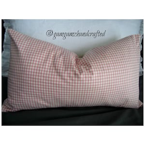 2 Farben zur Auswahl:Kleine gewebte Karo.Creamy White.Pink.Taupe Kissenbezüge.Bauernhaus. Valentinstag Dekor.Kissen werfen.Kissen werfen.Slipcovers