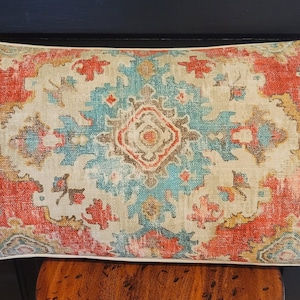 Covington Kapoor Cinnabar.Linen Blend Pillowcovers.Slipcovers.Toss Pillows.EURO.Lumbar Pillows
