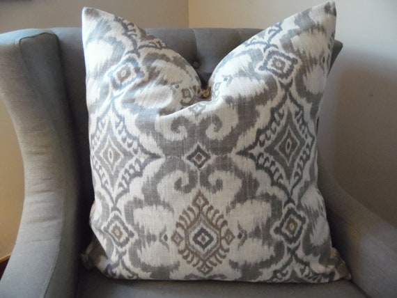 gray and ivory throw pillows