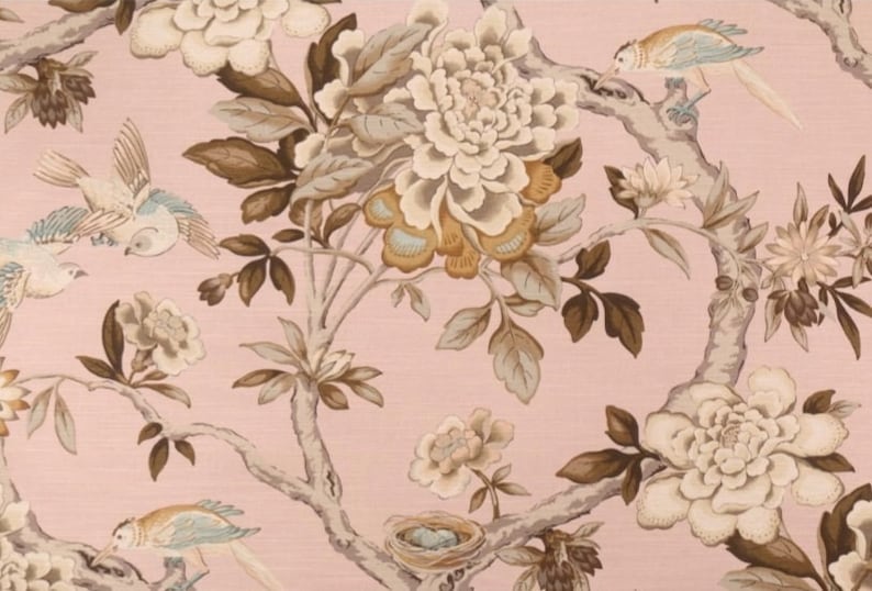 2 Color Opptions.waverly Mudan Teaberry / Blush. Pillowcovers. - Etsy