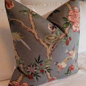 2 Color Opptions.waverly Mudan Teaberry / Blush. Pillowcovers