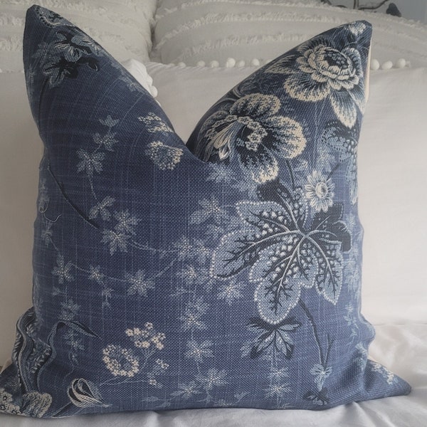 NEW 3 Color Options: Waverly Linen Blend Floral Pillow covers. Slipcovers. Toss Pillows. Throw pillows. Accent Pillow covers