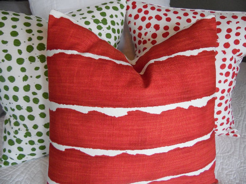 Holiday Pillow Covers.slipcovers.toss Pillows.throw Etsy