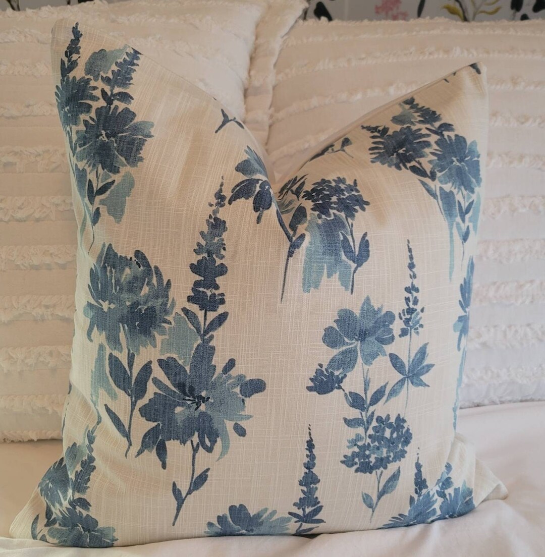 3 Color Options Garden Floral Pillowcovers. Slipcovers. Toss Pillows