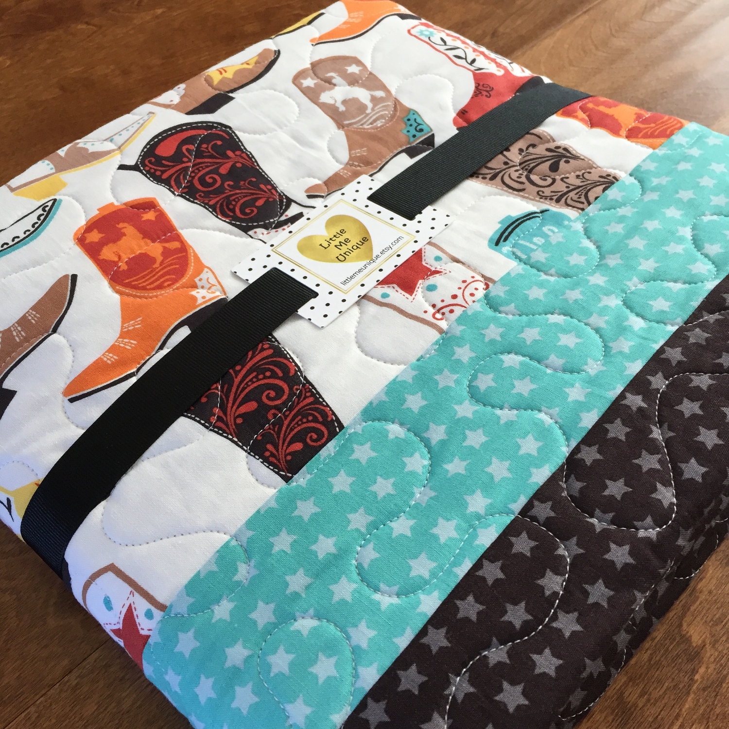 Cowboy Baby Quilt Western Quilt Baby Boy Toddler Nursery Etsy