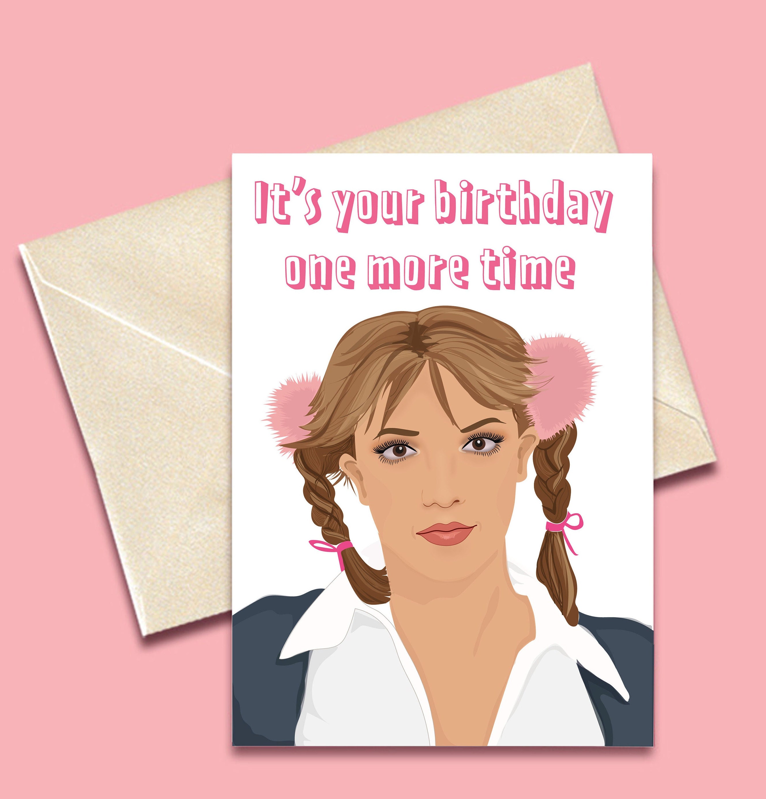 Britney Spears Birthday Card