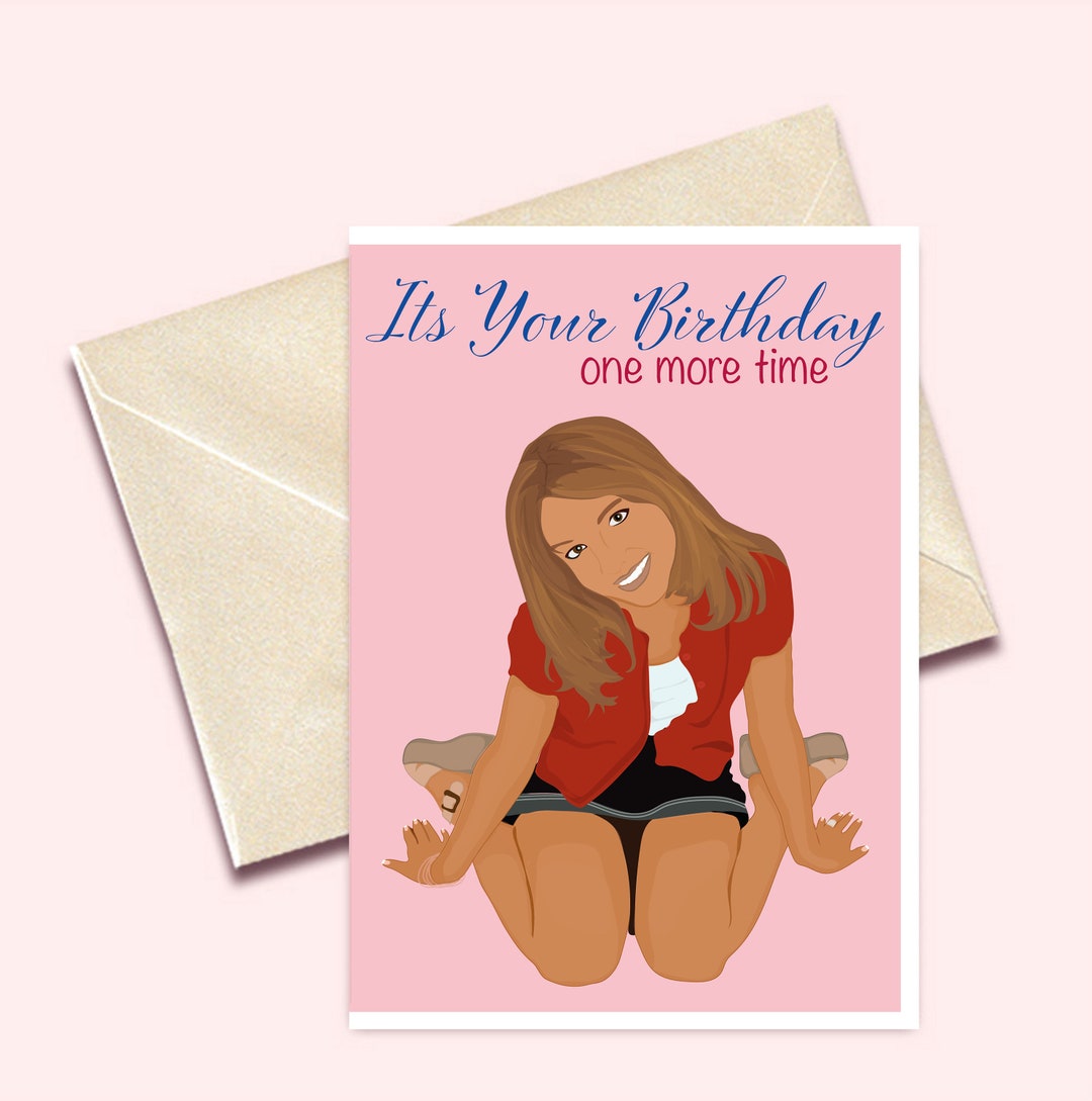 Britney Spears Birthday Card It's You Birthday baby One - Etsy