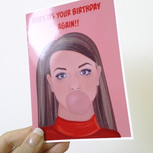Britney Spears Birthday Card Oops I did it again Baby One | Etsy