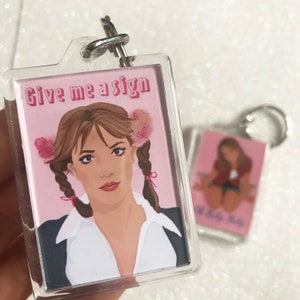 Britney Spears Gift - Baby One More Time print sleutelhanger ketting - Oeps, ik heb het weer gedaan - zeldzame vintage Britney Art-kaart