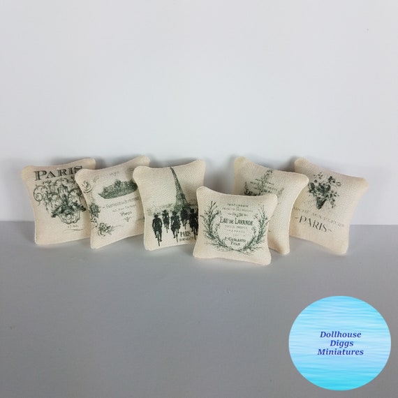 Parisian throw sale pillows