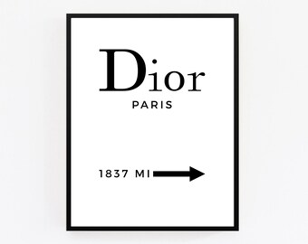 Dior Wall Art Etsy