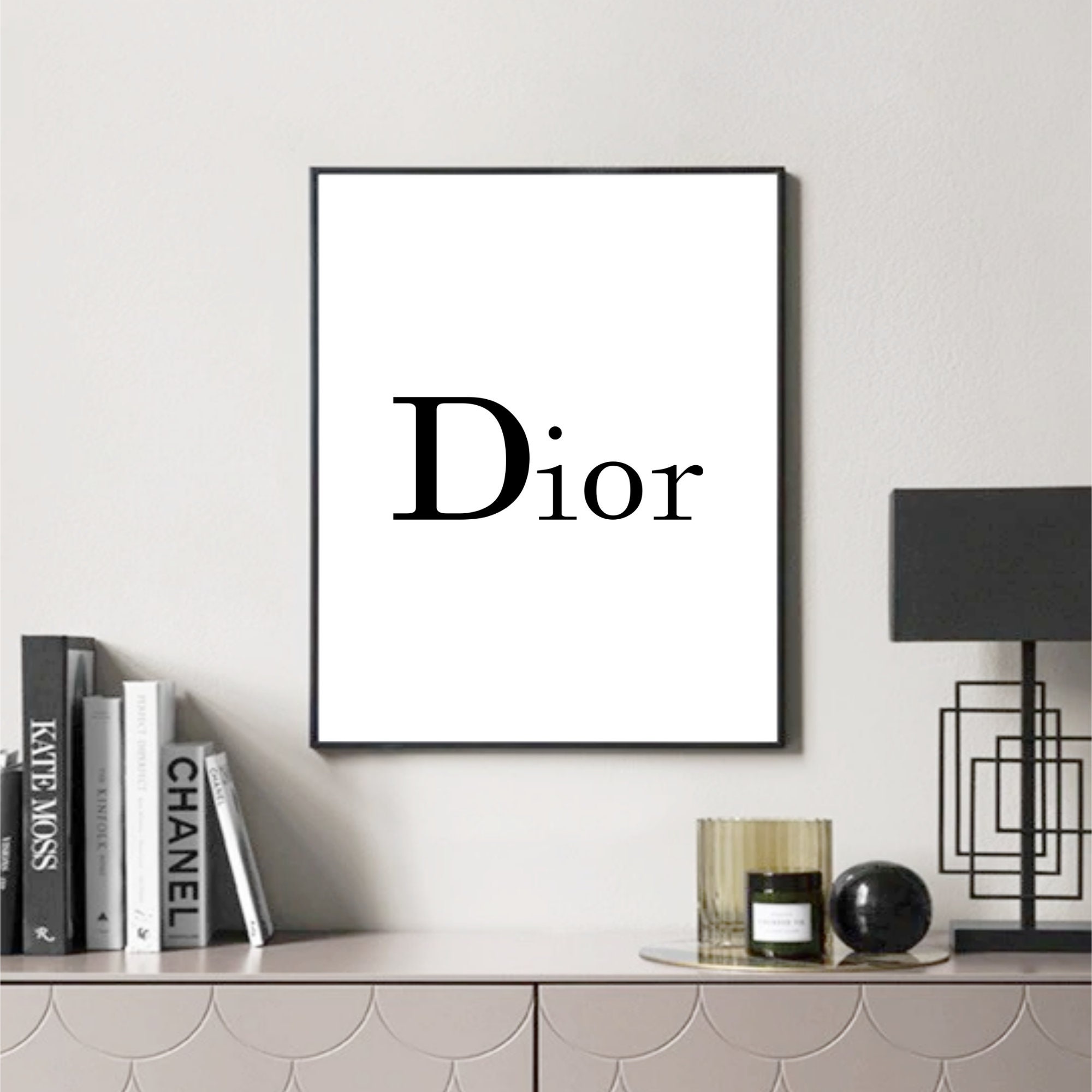 Dior Print Dior Wand Kunst Mode Druck Christian Dior Poster Etsy