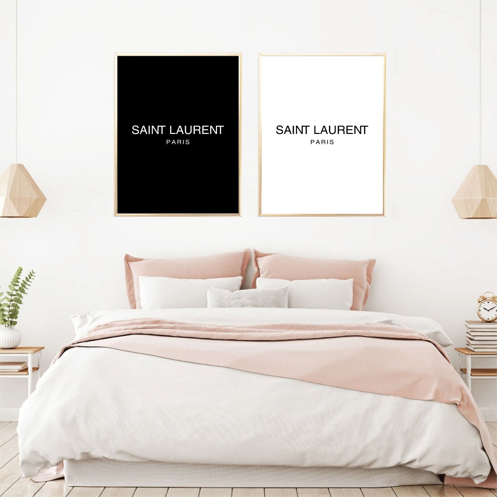 Yves Saint Laurent Print YSL Wall Art Fashion Wall Art YSL Etsy