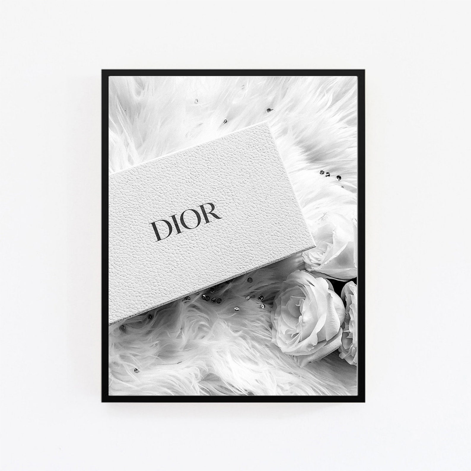 Dior Print Dior Wall Art Christian Dior Poster Christian Etsy