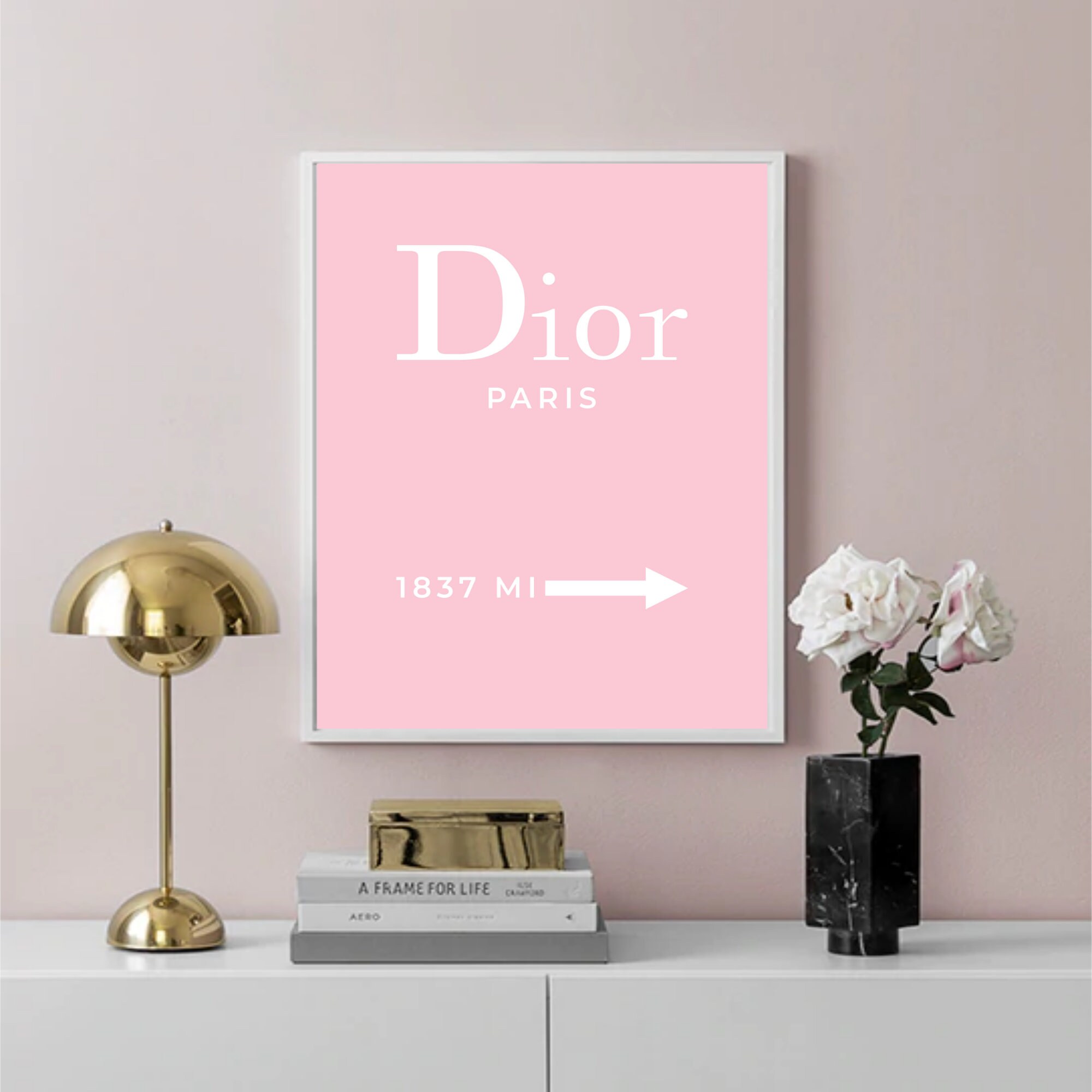 Dior Print Dior Wall Art Christian Dior Poster Christian Dior Etsy