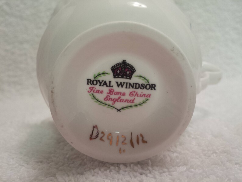 Royal Windsor Fine Bone China England Tea cup and Saucer Etsy