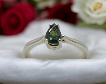 Sapphire Ring - 0.70 ct. Genuine Sapphire Ethically Earth Mined