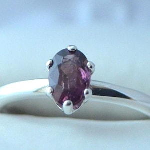 Sapphire Ring &quot;UNTREATED&quot;- 0.62 Carat - One of A Kind Genuine Sapphire Ethically Earth Mined