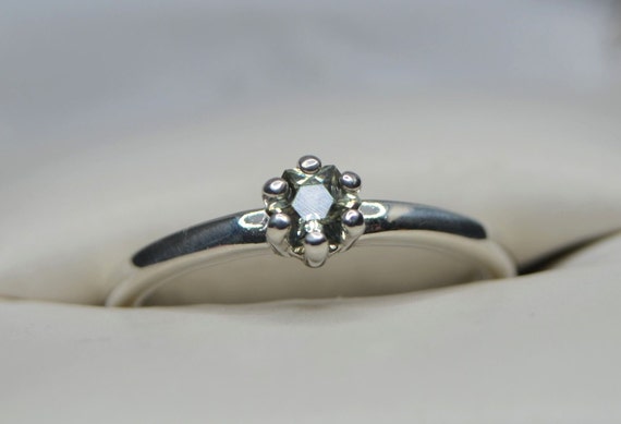 Montana Sapphire Ring - 0.35 ct. Hexagon Shaped - Natural NOT Lab or Man Made