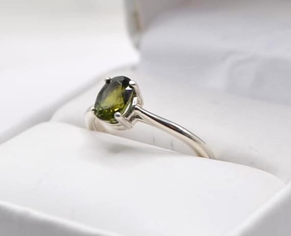 Earth Green Sapphire 1.26 Ct Ethically Sourced Madagascar Sapphire