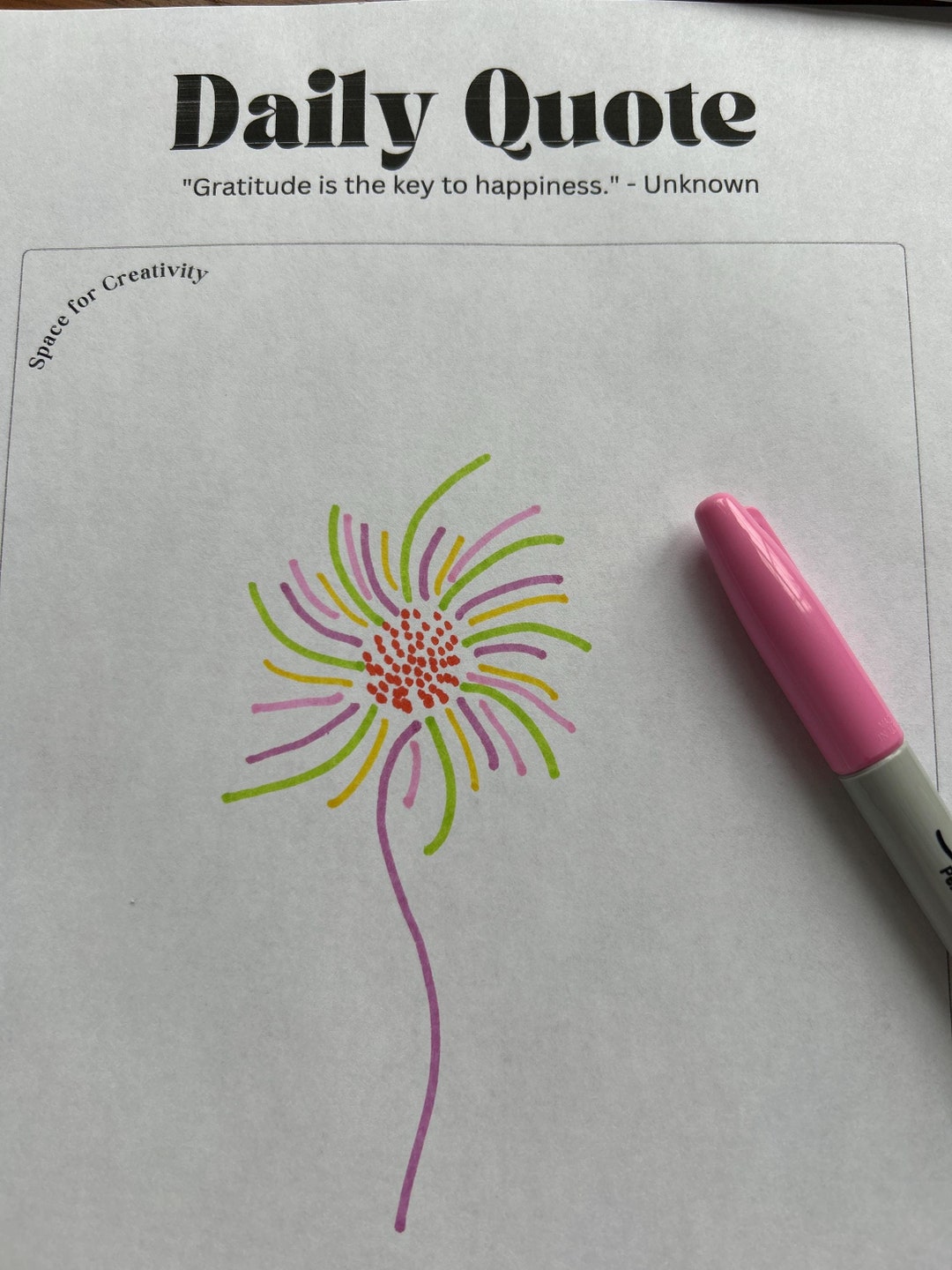 Inspirational Quote Gratitude Journal: 100 Pages of Daily Mood Tracking