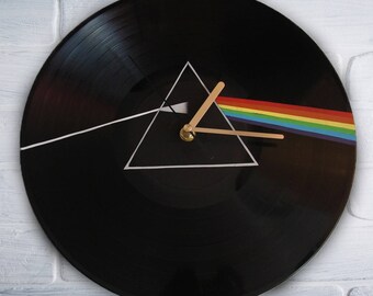 Zegar Pink Floyd The Dark Side of the Moon w stylu retro, prezent dla miłośnika muzyki