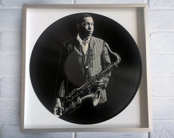 John Coltrane ist berühmt für seine Schönheit. Muster winylowej