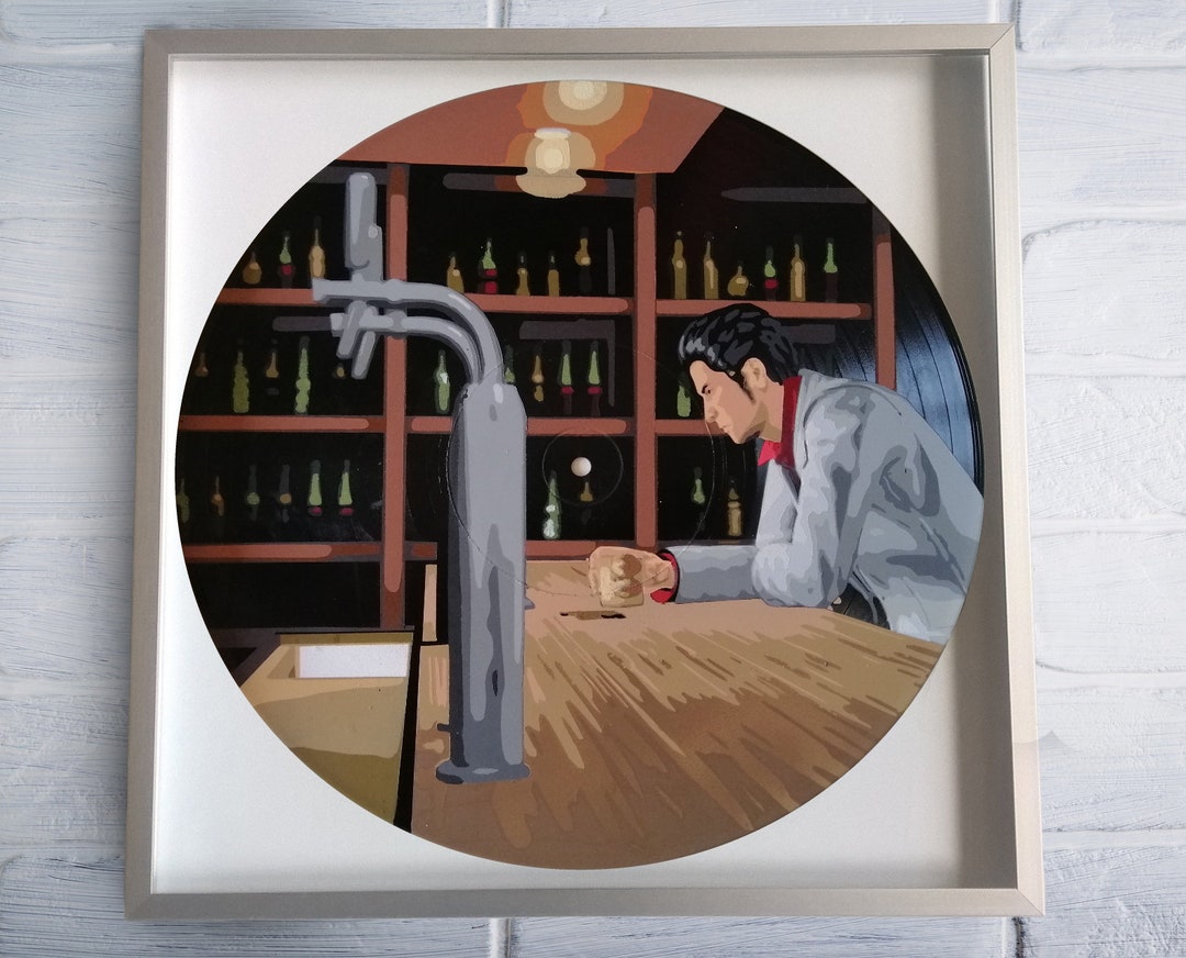 Ryu Ga Gotoku Yakuza Kazuma Kiryu Baka Mitai Painting on Vinyl 