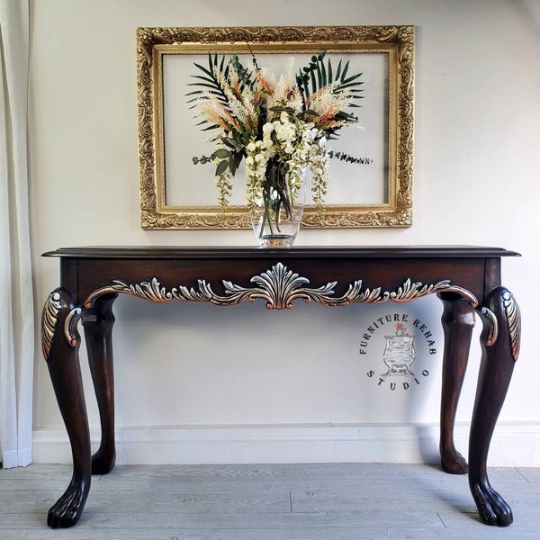 SOLD~~~~~ Ornate console / sofa table