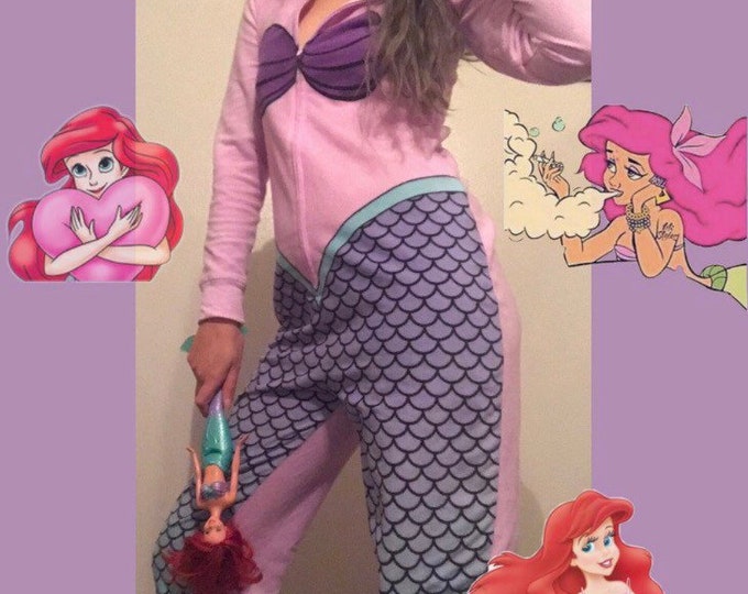 Disney Little Mermaid Onesie Etsy