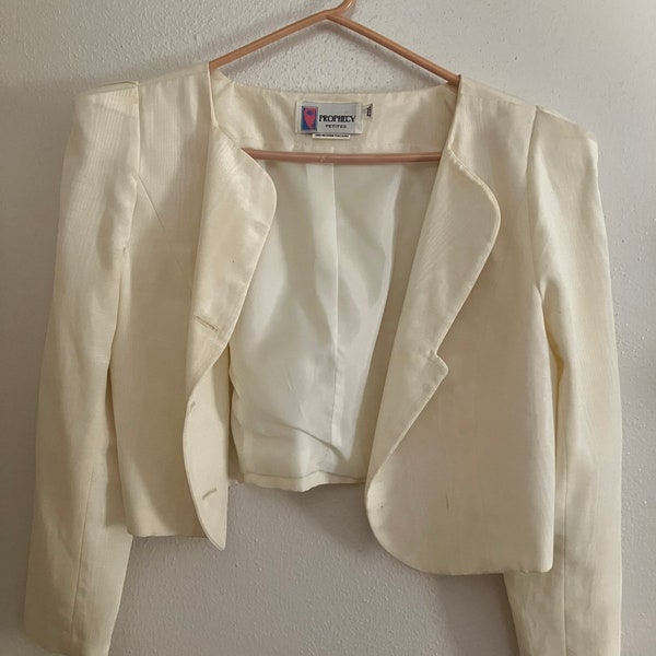Shoulder Pad Blazer Etsy