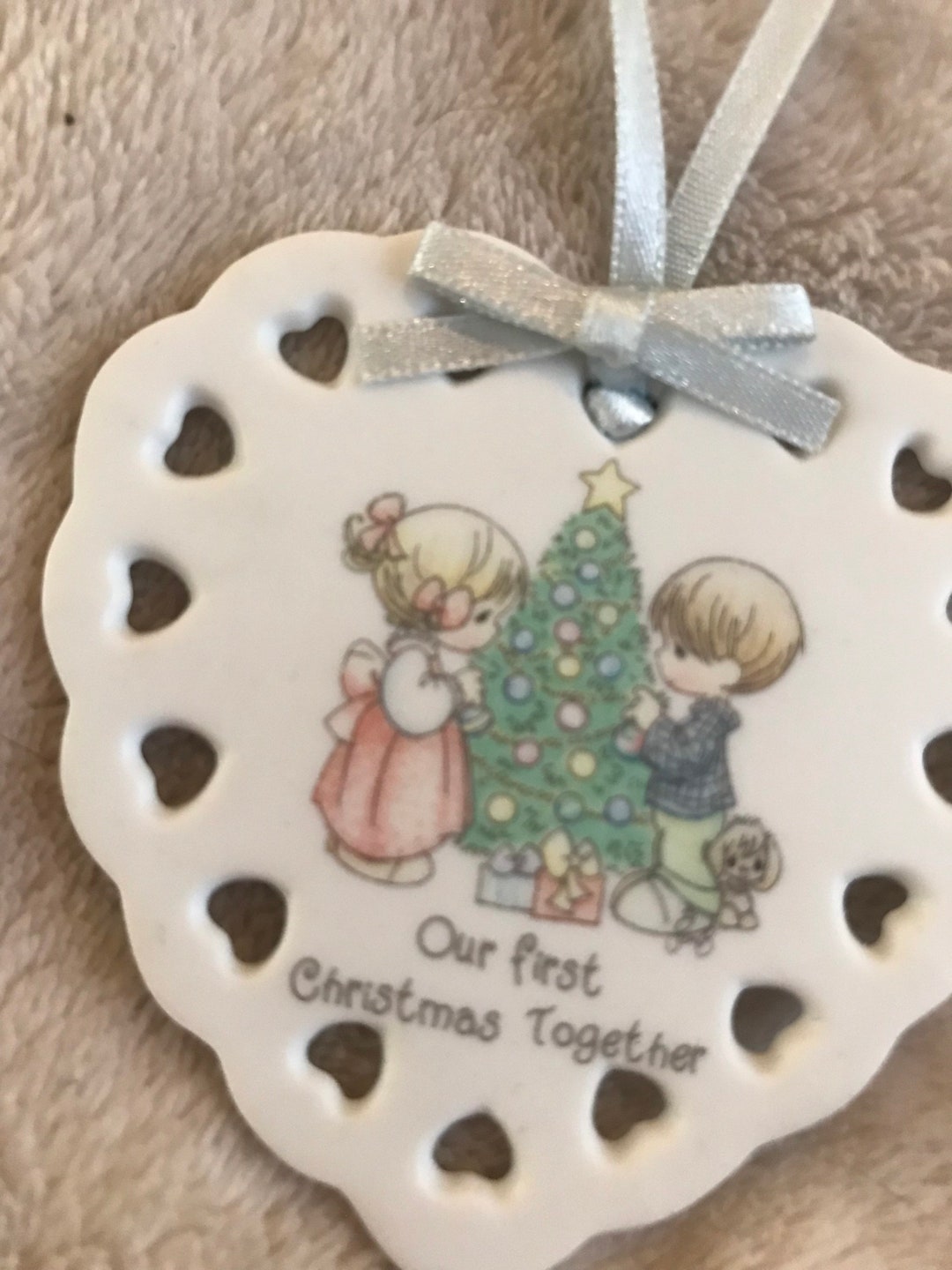Precious Moments first Christmas Together Ornanent Etsy