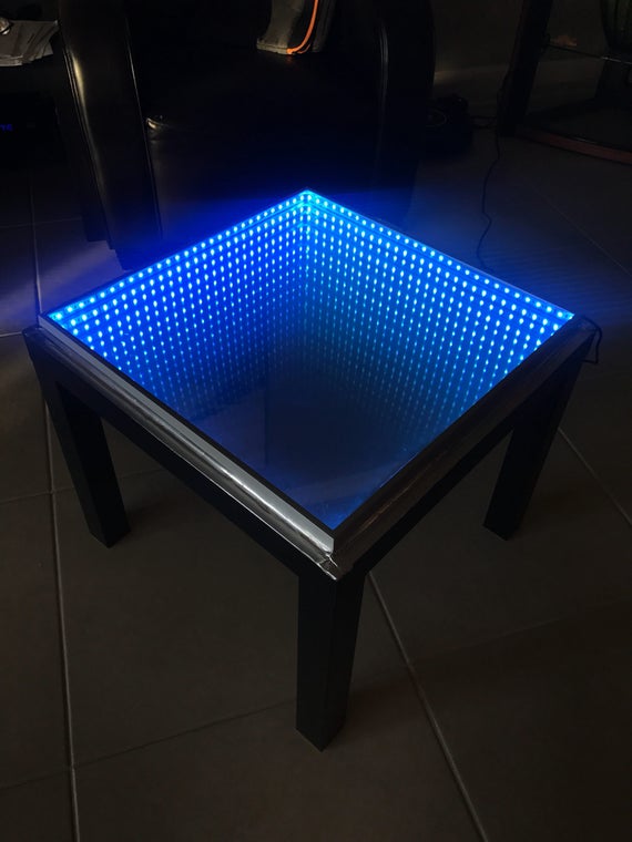Items similar to Infinity Mirror Table on Etsy