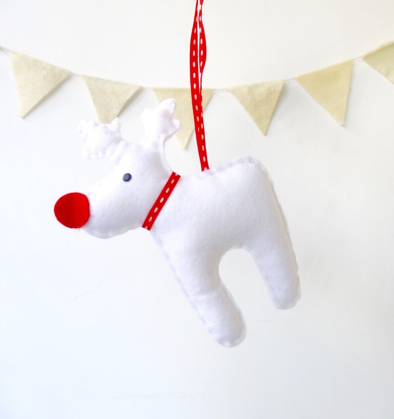 Rudolph Craft Kit Easy Felt Sewing Kit Christmas Kids Craft Etsy