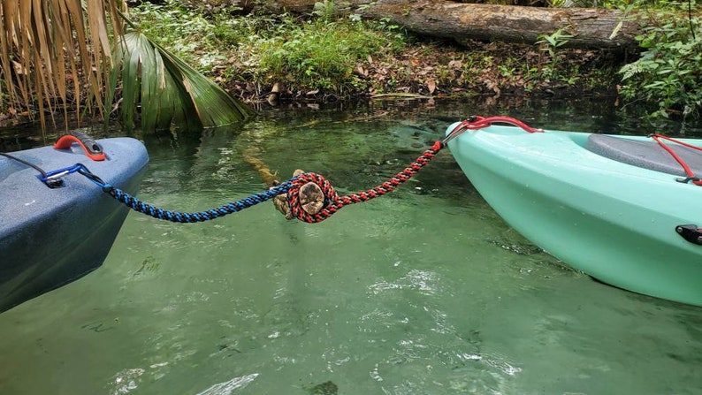 Handmade Paracord Kayak Leash - Custom Color Options image 3