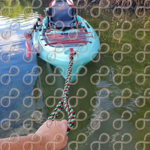 Custom Colored Kayak Leash - The best kayak accessory
