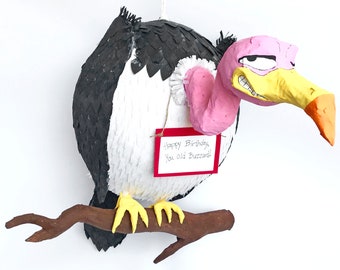 Old Buzzard Pinata, 50th Birthday Party Decorations for Men, Men's 70th Birthday Decoration for Men, Retirement Party Ideas