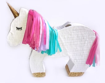 Unicorn Pinata Custom Pinata Unicorn Birthday Party Birthday Party for Girls Rainbow Unicorn Party Unicorn Theme Birthday Party