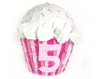 Cupcake Pinata 1st Birthday, Cupcake Birthday Party Decorations, Girl First Birthday Pinata Girls, Cupcake 1st Birthday Party Decorations