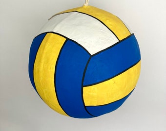 Volleyball Pinata, Volleyball Party Decorations, Sports Themed Birthday Party, Sports Party Decor, Sports Pinata Volleyball, Custom Pinata