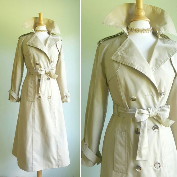 fit flare trench coat