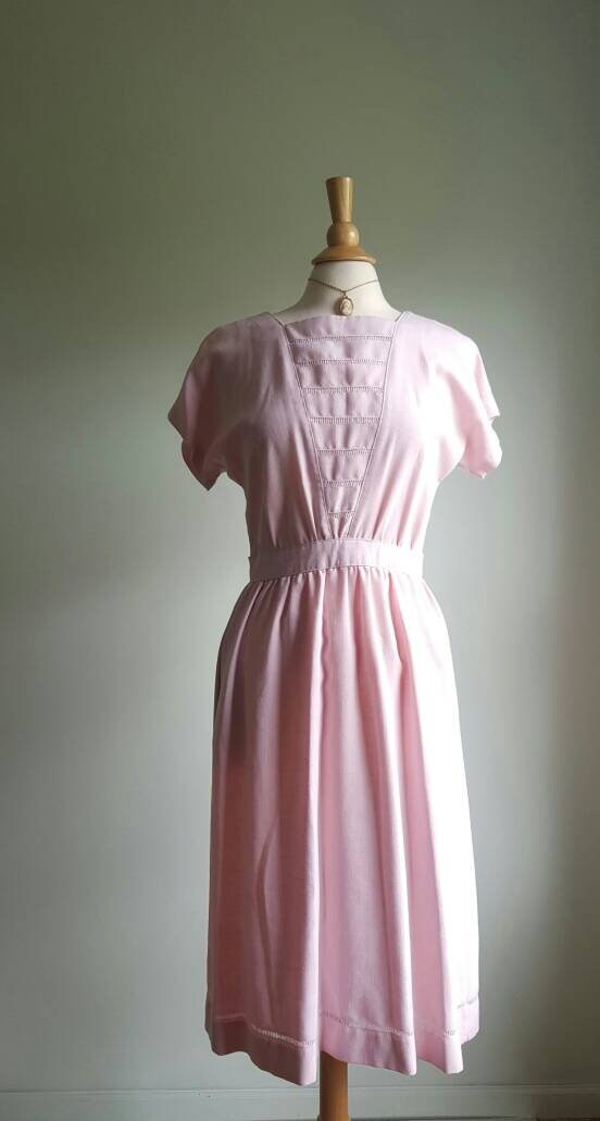 Vintage 1970s 1980s Does Edwardian Lanz Pink Dress 1920s | Etsy