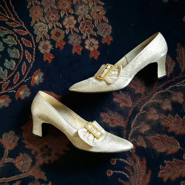 champagne colored women's shoes