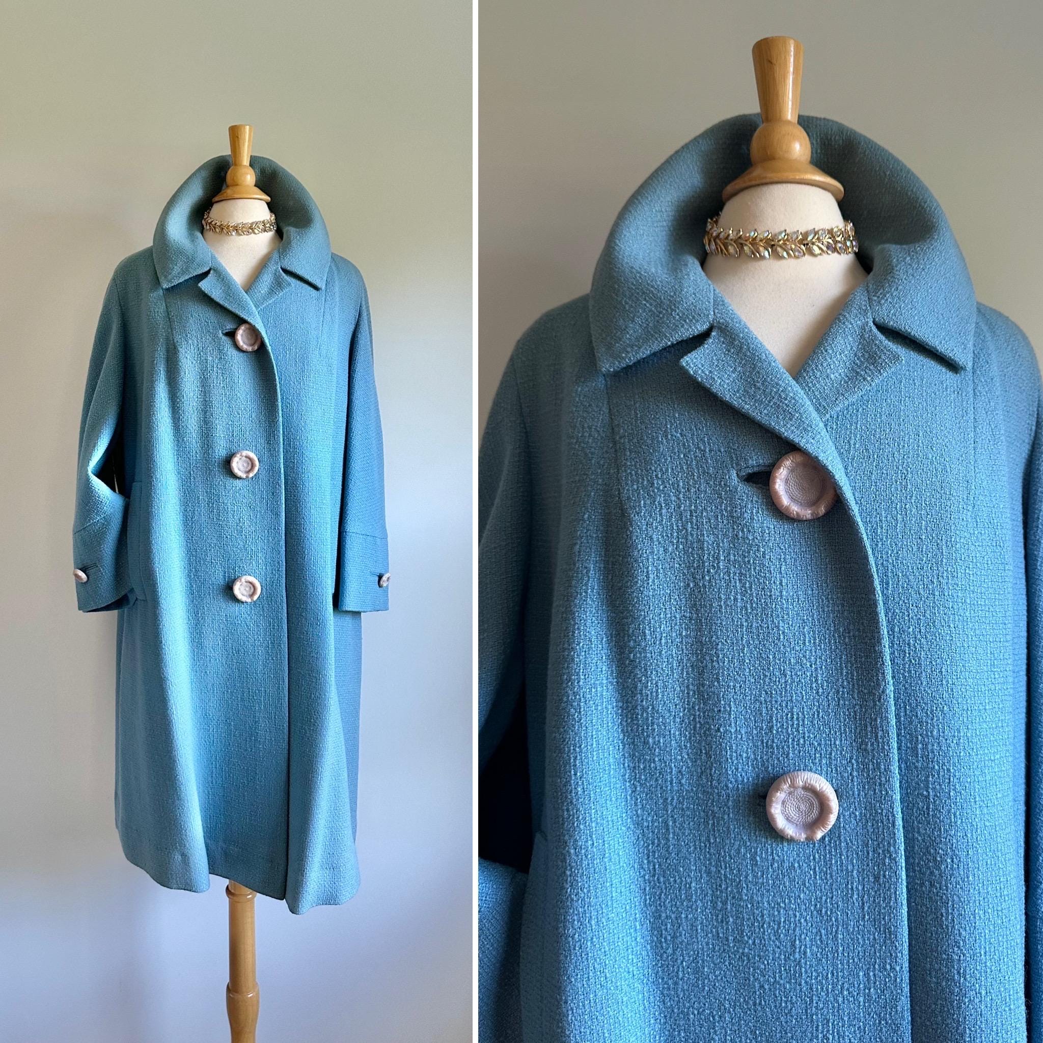 Blue swing princess coat with hood 2419 Blue swing princess coat with hood 2419