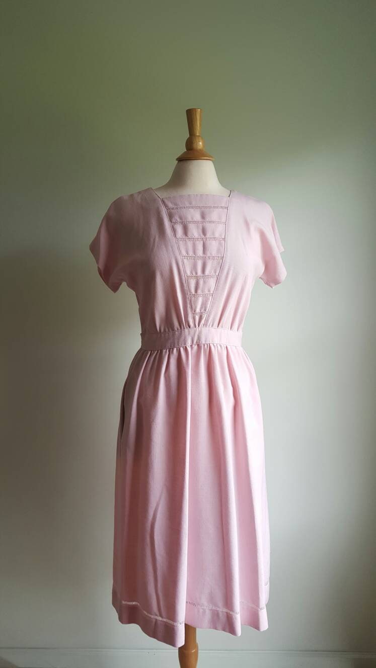 Vintage 1970s 1980s Does Edwardian Lanz Pink Dress 1920s | Etsy