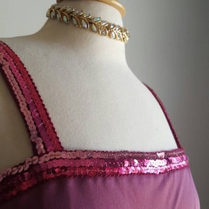 Deep Sweetheart Neck Empire Boho Dresses Vintage Mauve