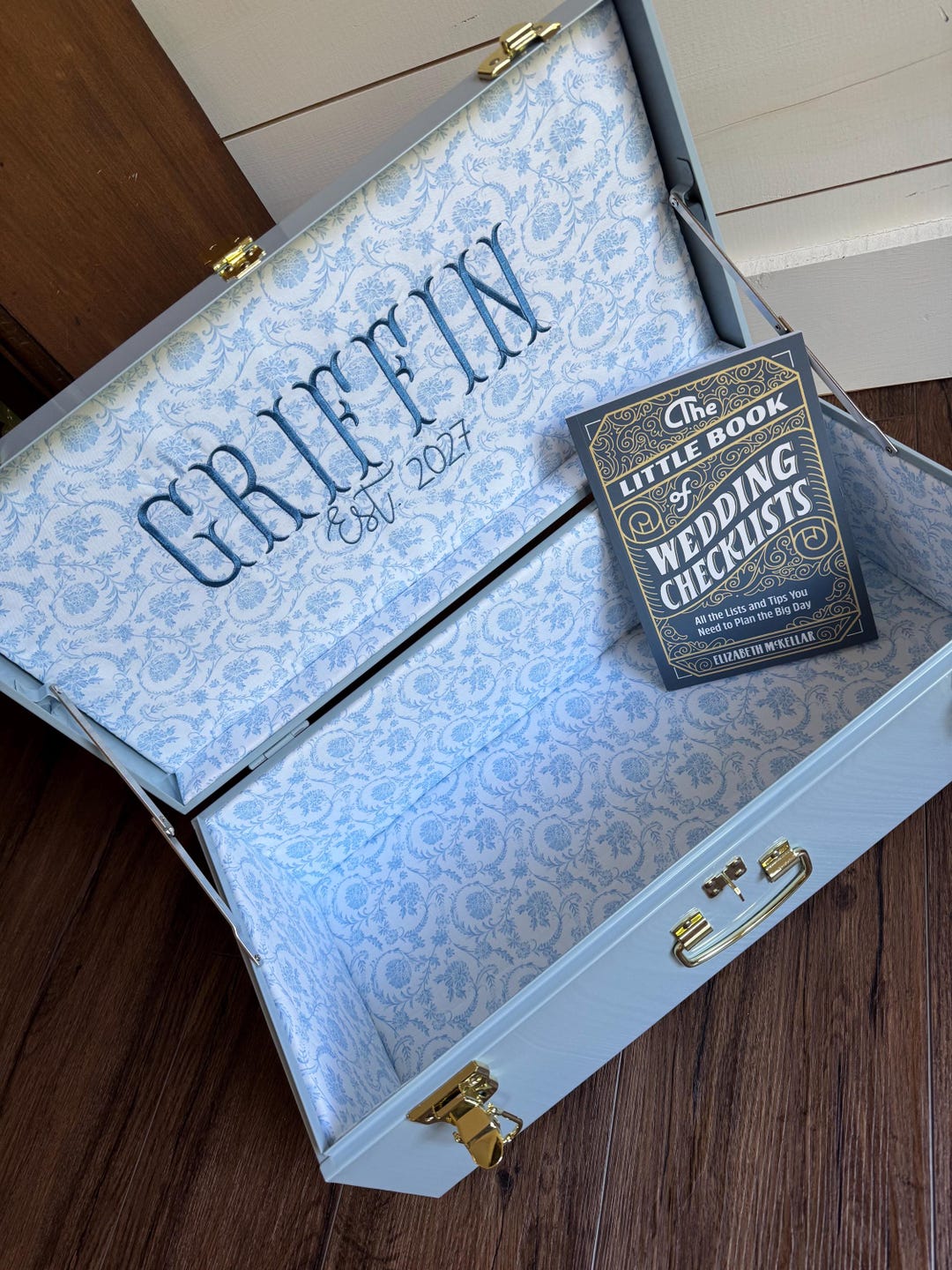 Personalized Heirloom Wedding Trunk