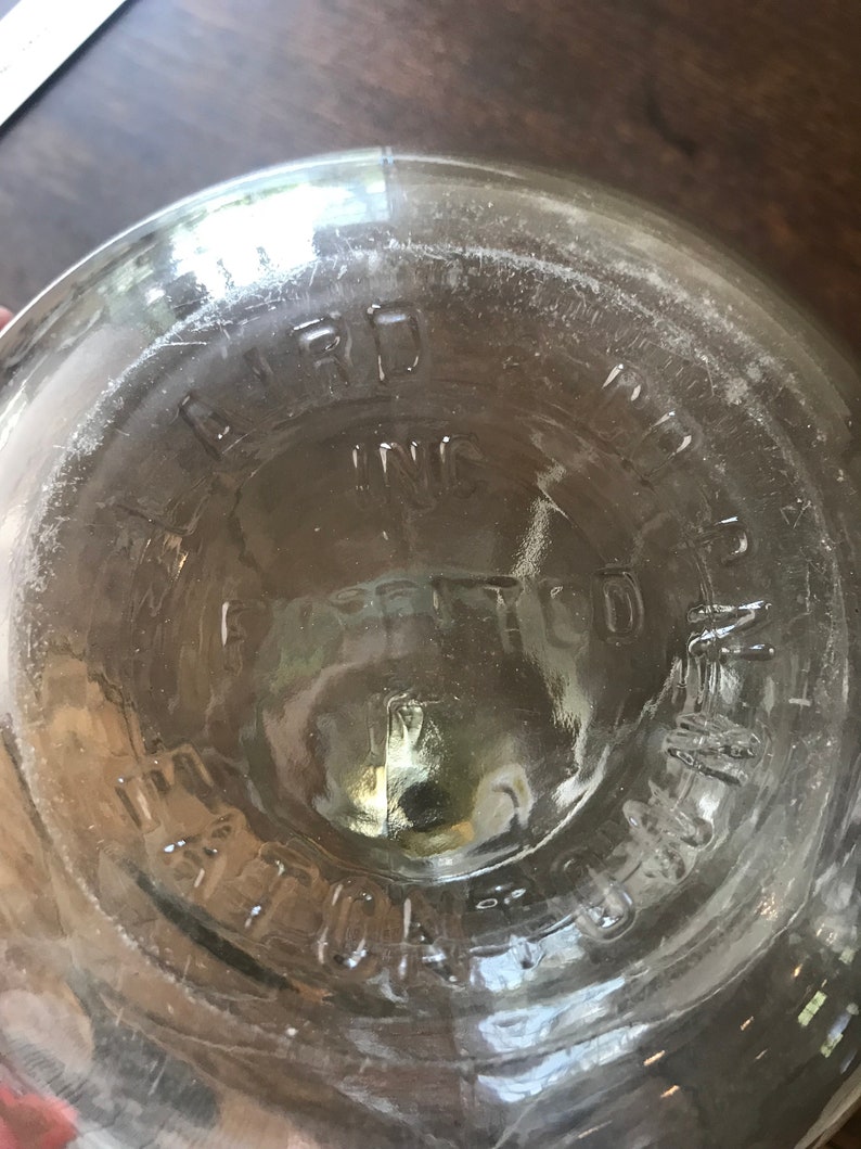 Vintage 1 Gallon Laird Apple Cider Bottle 1930s Original Cap Etsy